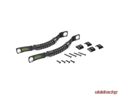 Quadratec Interior Pull Straps in Black Jeep Wrangler YJ 1987-1995 - 14117 0007